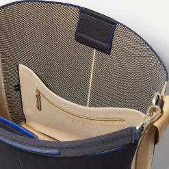 Rothy's Handbags^The Bucket Bag Ink And Ivory