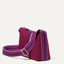Rothy's Crossbody & Belt Bags^The Casual Crossbody Plum Stripe