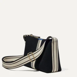 Rothy's Crossbody & Belt Bags^The Casual Crossbody Black And Ivory Stripe