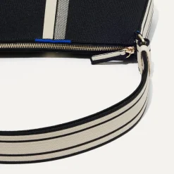 Rothy's Crossbody & Belt Bags^The Casual Crossbody Black And Ivory Stripe