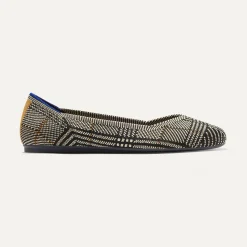 Rothy's The Flat^The Flat Black Glen Plaid