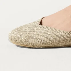 Rothy's The Flat^The Flat Light Gold Metallic