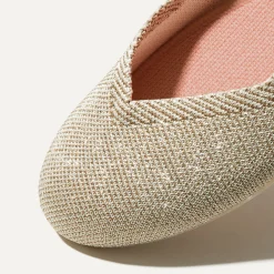 Rothy's The Flat^The Flat Light Gold Metallic