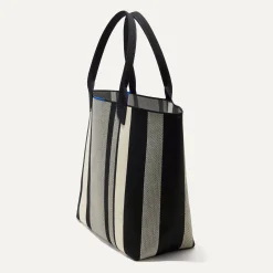 Rothy's Totes^The Lightweight Tote Ivory Rugby Stripe