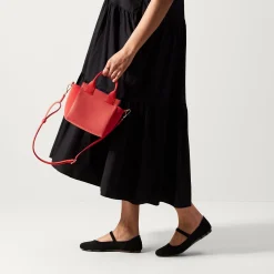 Rothy's Crossbody & Belt Bags^The Mini Handbag Ruby Grapefruit