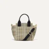 Rothy's Crossbody & Belt Bags^The Mini Handbag Ivory Glen Plaid