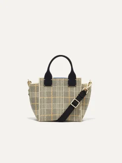 Rothy's Crossbody & Belt Bags^The Mini Handbag Ivory Glen Plaid