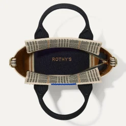 Rothy's Crossbody & Belt Bags^The Mini Handbag Ivory Glen Plaid