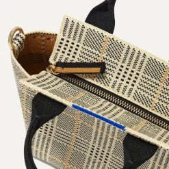 Rothy's Crossbody & Belt Bags^The Mini Handbag Ivory Glen Plaid