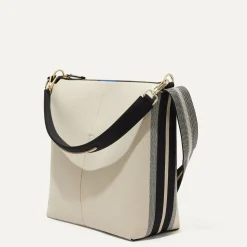 Rothy's Handbags^The Mini Zip Bucket Ivory And Black