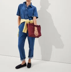 Rothy's Handbags^The Mini Zip Bucket Malbec Red
