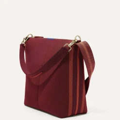 Rothy's Handbags^The Mini Zip Bucket Malbec Red
