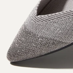 Rothy's The Point^The Point Silver Metallic