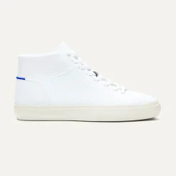 Rothy's The Lace Up^The Women's High Top Sneaker Bright White