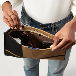 Rothy's Clutches & Pouches^The Wristlet Camel And Black