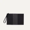 Rothy's Clutches & Pouches^The Wristlet Shadow Black