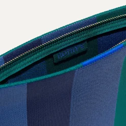 Rothy's Clutches & Pouches^The Wristlet Ivy Rugby Stripe