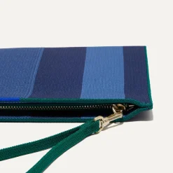 Rothy's Clutches & Pouches^The Wristlet Ivy Rugby Stripe
